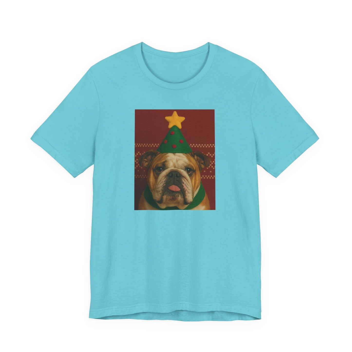 Festive Dog Christmas Tee, Cute Holiday T-Shirt, Unisex Pet Lover Gift, Funny Pet Design, Christmas Apparel - Riff Raff Wear