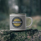 Enamel Mug — 2Build “PlanSmartAI Approved” Founders Launch Commemorative Camping Cup
