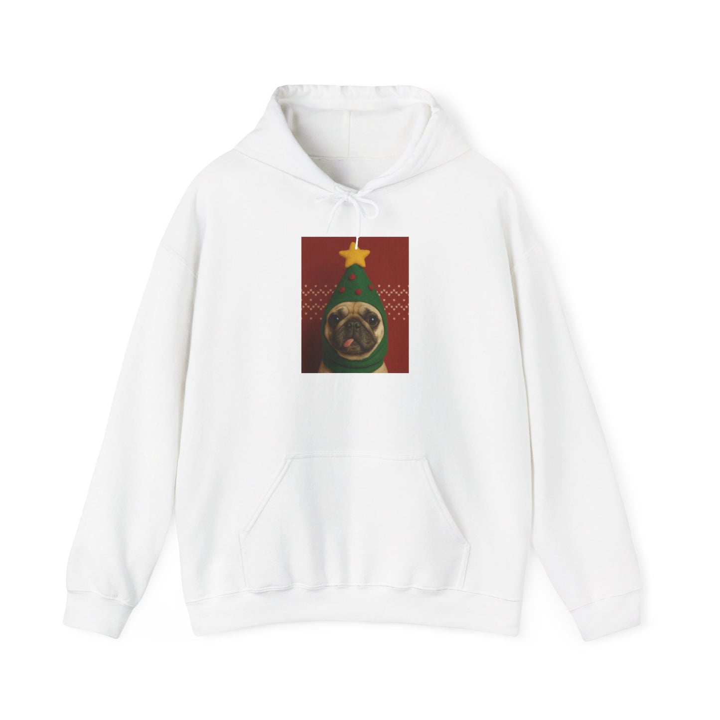 Christmas Dog Hoodie, Unisex Sweatshirt, Festive Apparel, Holiday Gift, Cozy Winter Wear, Cute Pet Lover Gift - Riff Raff Wear