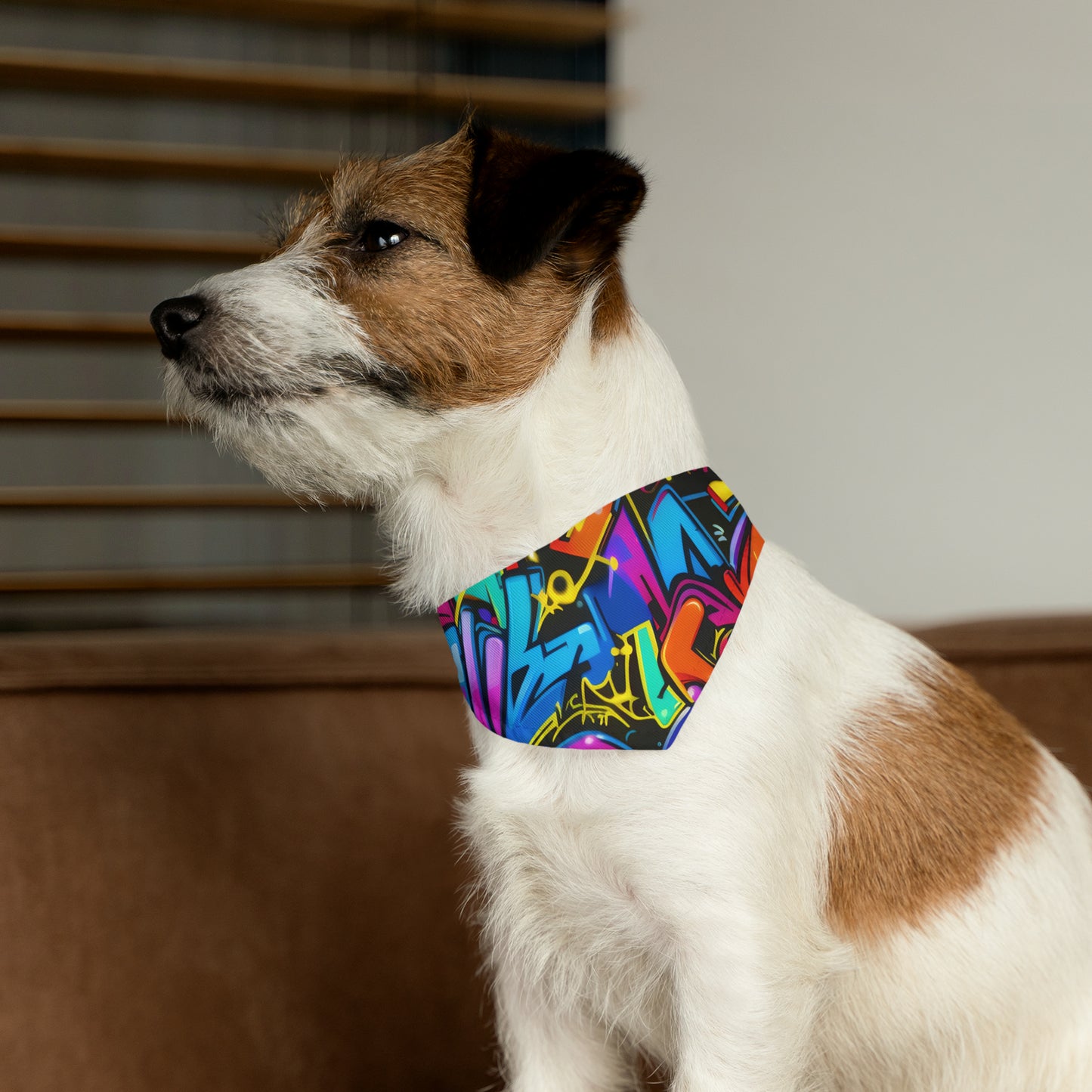 PetNique Graffiti Pet Bandana Collar