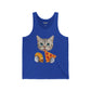 Funny Cat Pizza & Taco Unisex Jersey Tank Top - Riff Raff Wear