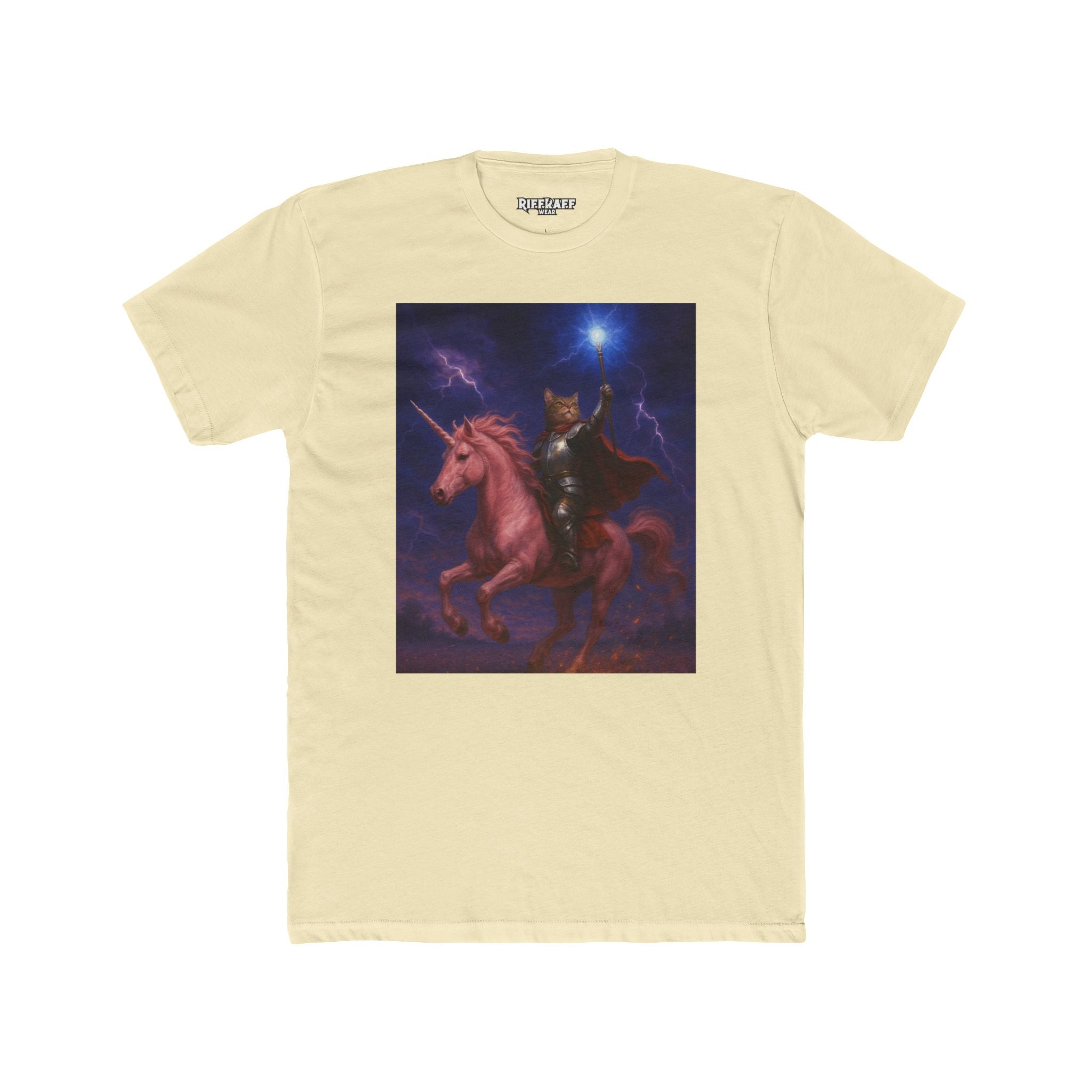 Epic Unicorn Warrior Unisex Cotton Crew Tee – Fantasy Tee for Animal Lovers - Riff Raff Wear