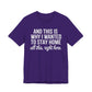 Stay Home Unisex Tee, Relaxed Fit Short Sleeve, Gift for Homebodies, Cozy Casual Shirt, Perfect for Introverts - Riff Raff Wear