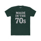 Vintage 70s Unisex Cotton Crew Tee - Retro Made in the 70s T-Shirt - Riff Raff Wear