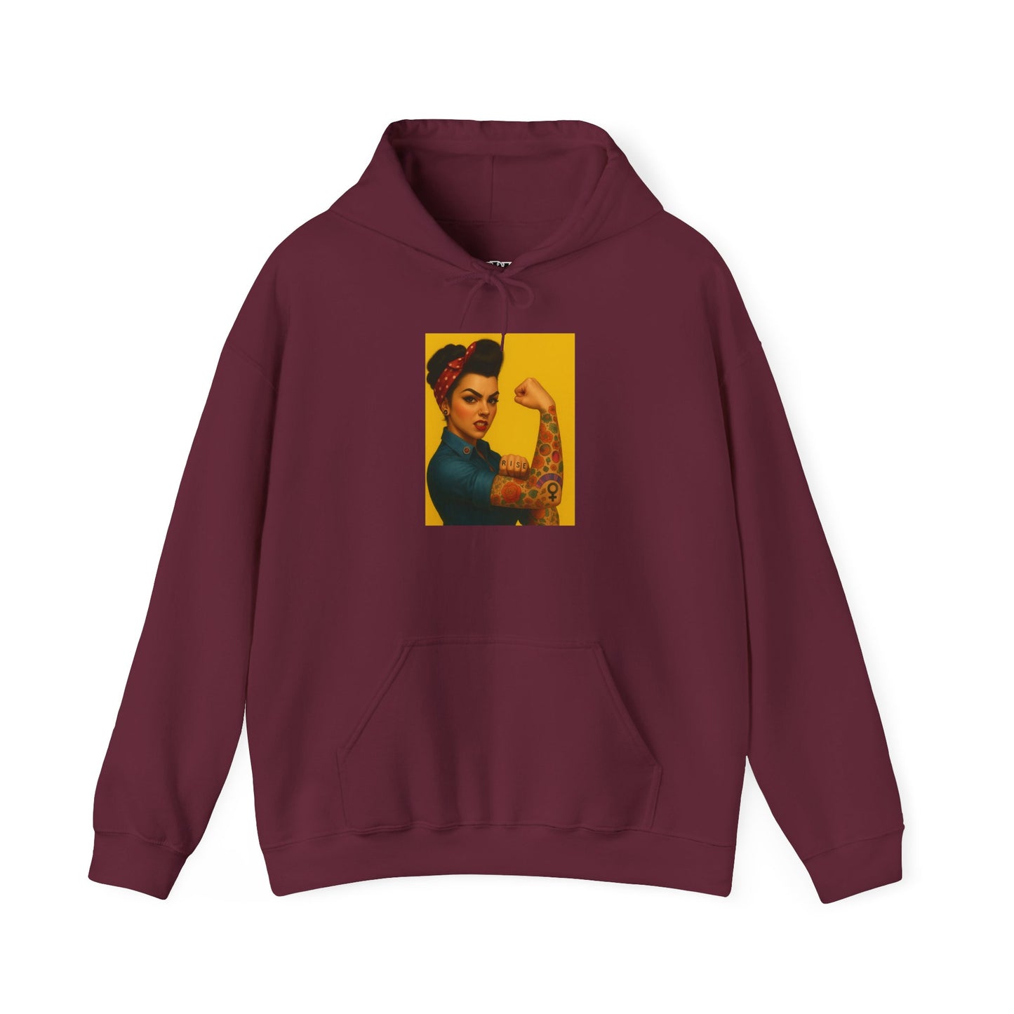 Empowering Feminist Hoodie | Unisex Heavy Blend™ Sweatshirt - Riff Raff Wear