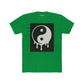 Unisex Cotton Crew Tee with Dripping Yin Yang Design | Casual Wear, Unisex Tee - Riff Raff Wear