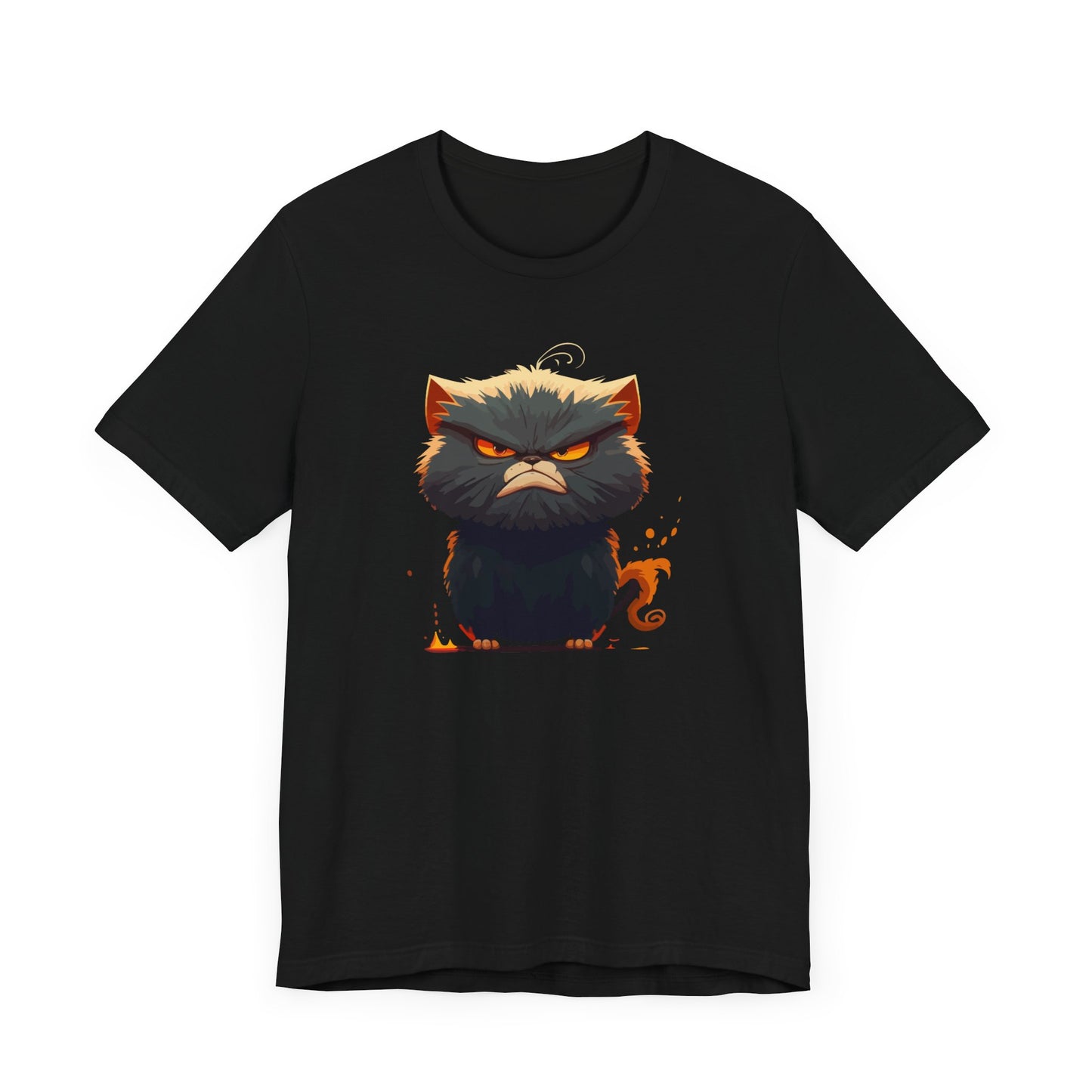 Riff Raff Wear Angry Cat Unisex Jersey Short Sleeve Tee