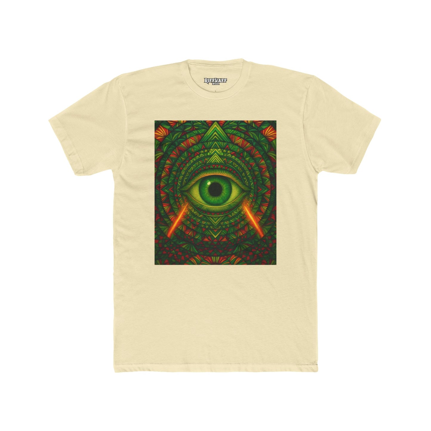 Psychedelic Eye Unisex Cotton Crew Tee - Riff Raff Wear