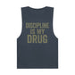 Discipline Is My Drug Unisex Tank Top - Motivational Fitness Apparel - Riff Raff Wear