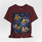 Cat Taco Space Tee  Funny Cosmic Cats in Tacos T-Shirt