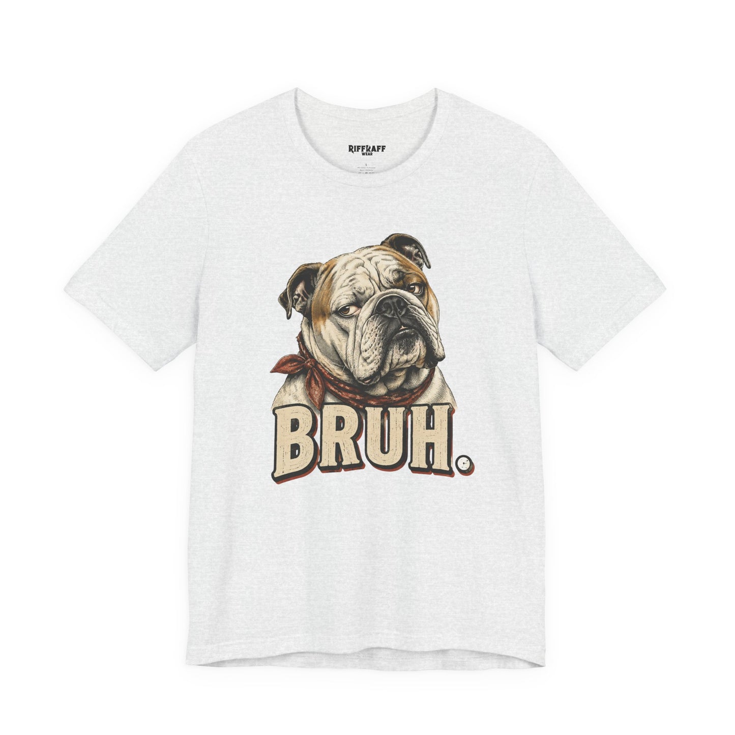 Bruh Bulldog T-Shirt Vintage English Bulldog Graphic Tee