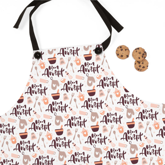 Riff Raff Wear Bon Appetit Pattern Apron (AOP)