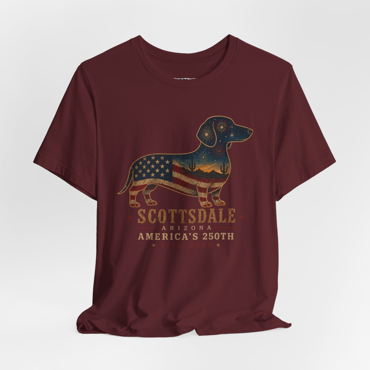Copy of Freedom Crew Dachshund T-Shirt – Patriotic Dachshund Flag Tee