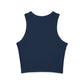 Colorful Bulldog Print Micro Rib Racer Tank Top - Riff Raff Wear