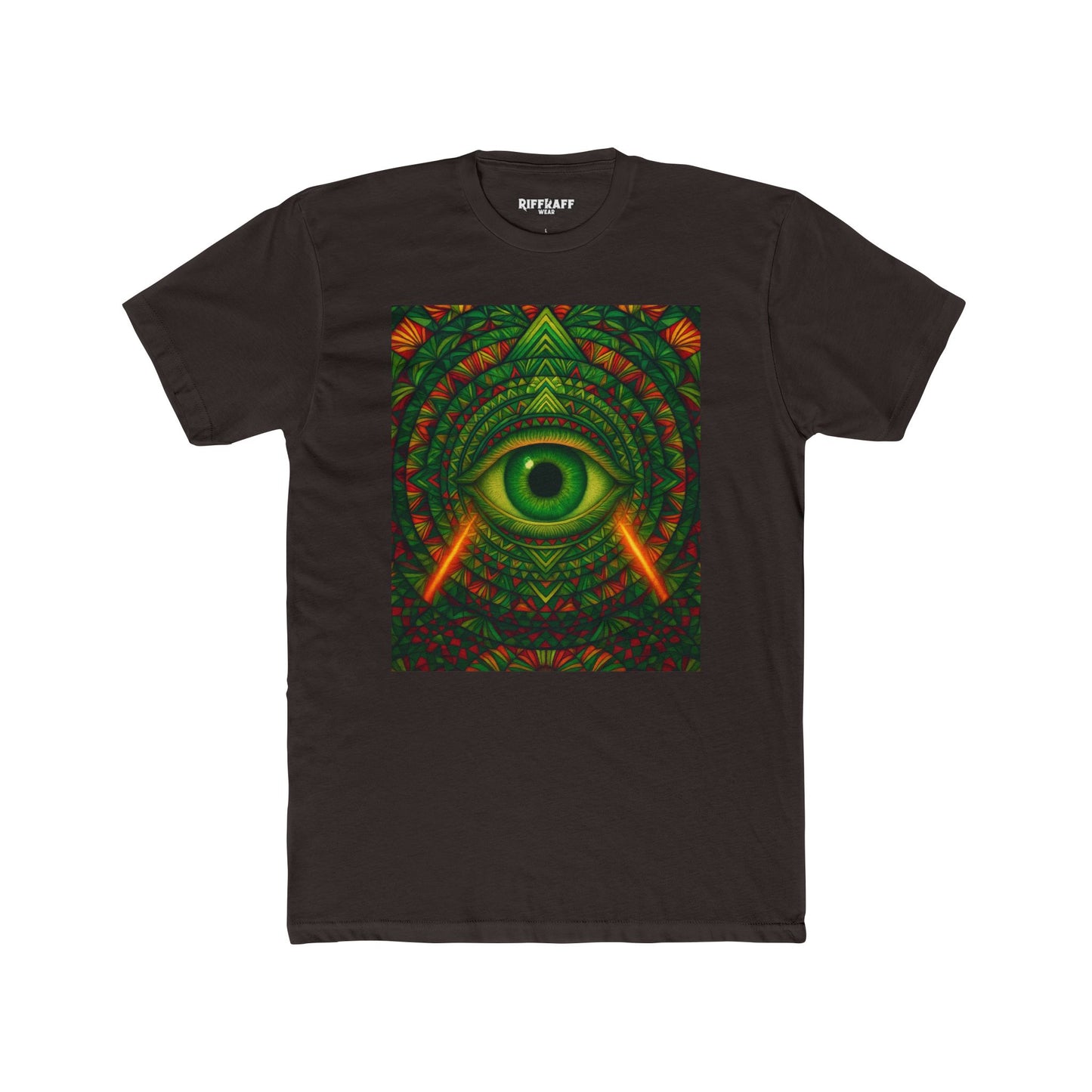 Psychedelic Eye Unisex Cotton Crew Tee - Riff Raff Wear