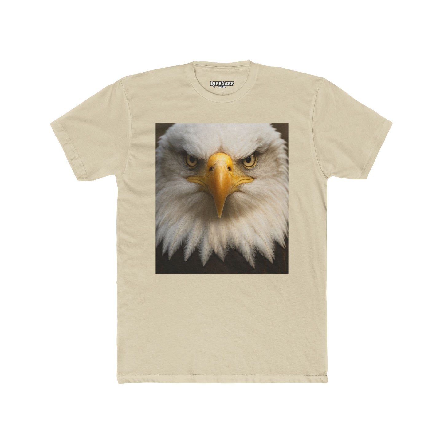 Eagle Graphic Unisex Cotton Crew Tee - Bold & Majestic Design - Riff Raff Wear