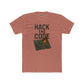 Hack the Code Unisex Cotton Crew Tee - Stylish Programmer Shirt - Riff Raff Wear