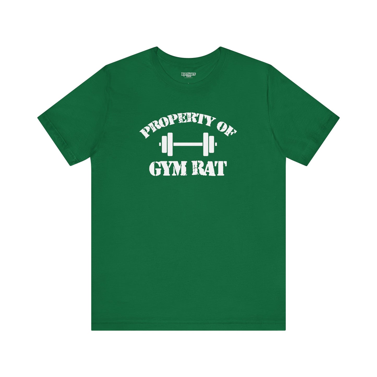 Riff Raff Wear Property of Gym Ratt Unisex Jersey Short Sleeve Tee