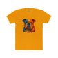 Colorful Bulldog Unisex Cotton Crew Tee - Riff Raff Wear