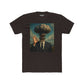 Surrealist Men's Cotton Crew Tee - Explosive Graphic Art - Riff Raff Wear