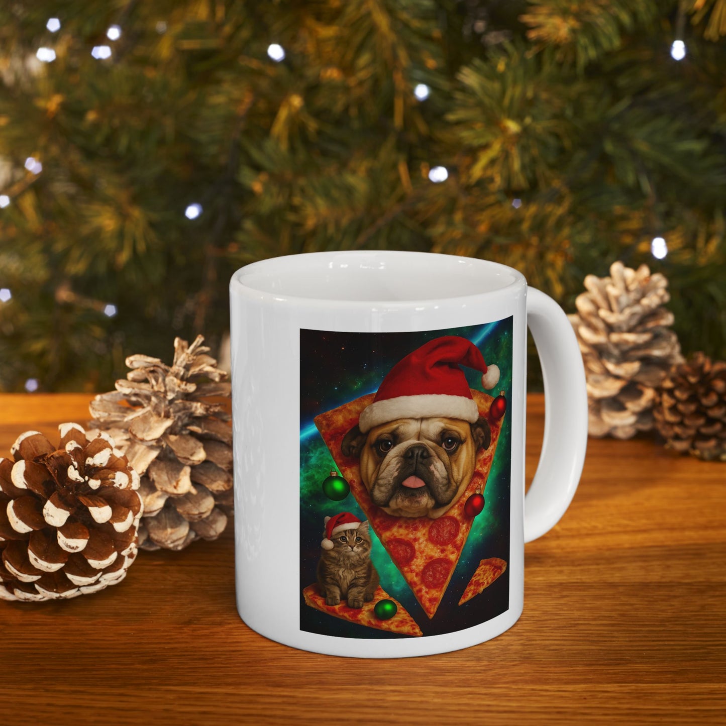 Festive Ceramic Mug | Unique Coffee Cup | Holiday Gift | Tea Lover's Mug | Home Decor | Christmas Mug | Art Mug - Riff Raff Wear