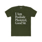 Humorous Poolside Unisex Cotton Crew Tee - "I Am Poolside Plastered, Good Sir" - Riff Raff Wear