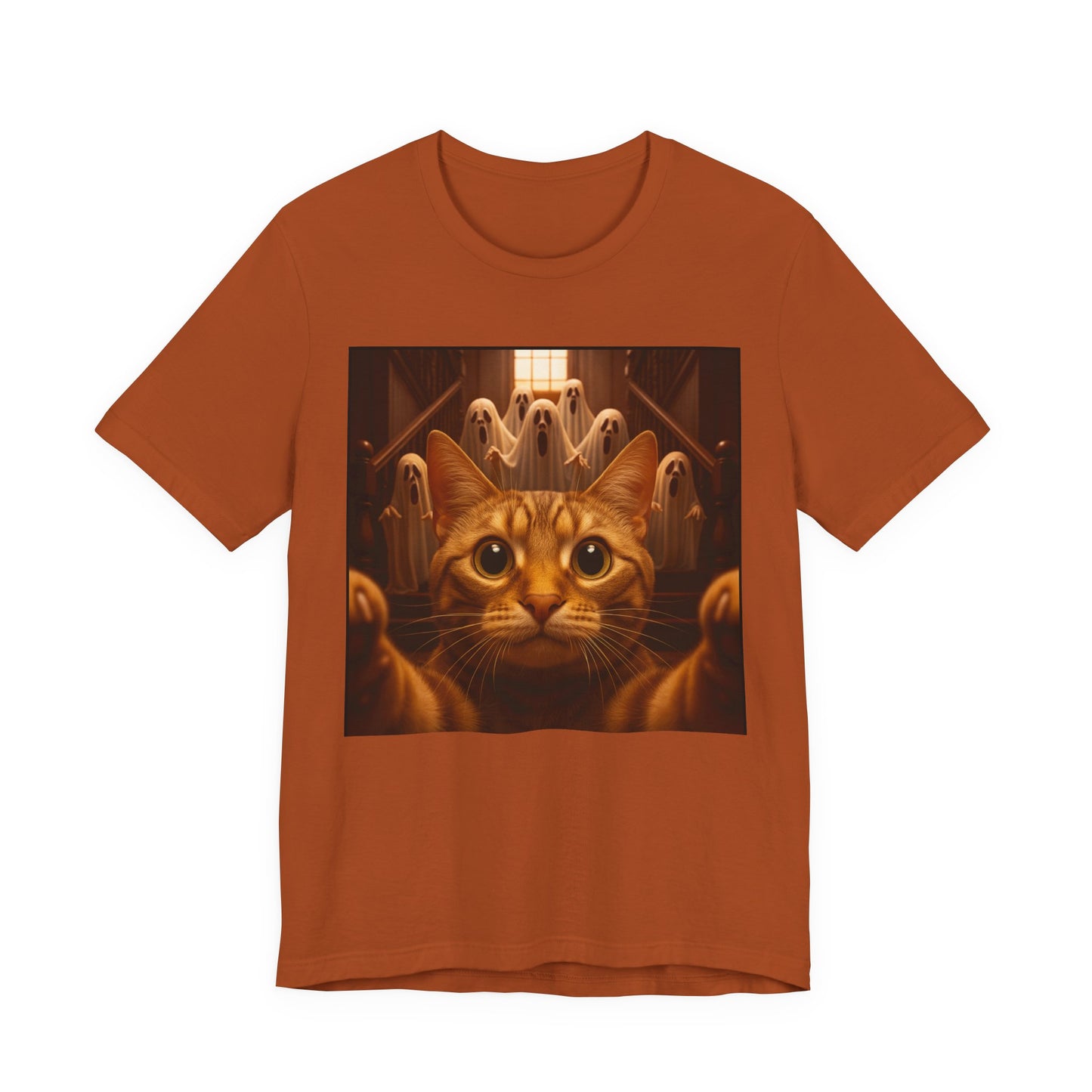 Cat Ghosts Tee Halloween Ready! - Riff Raff Wear