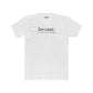 Sarcasm Is Therapy Unisex Cotton Crew Tee - Casual Humor T-Shirt - Riff Raff Wear