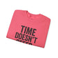 Unisex Crewneck Sweatshirt - "Time Doesn't Refund" - REBEL REPUBLIC - Riff Raff Wear