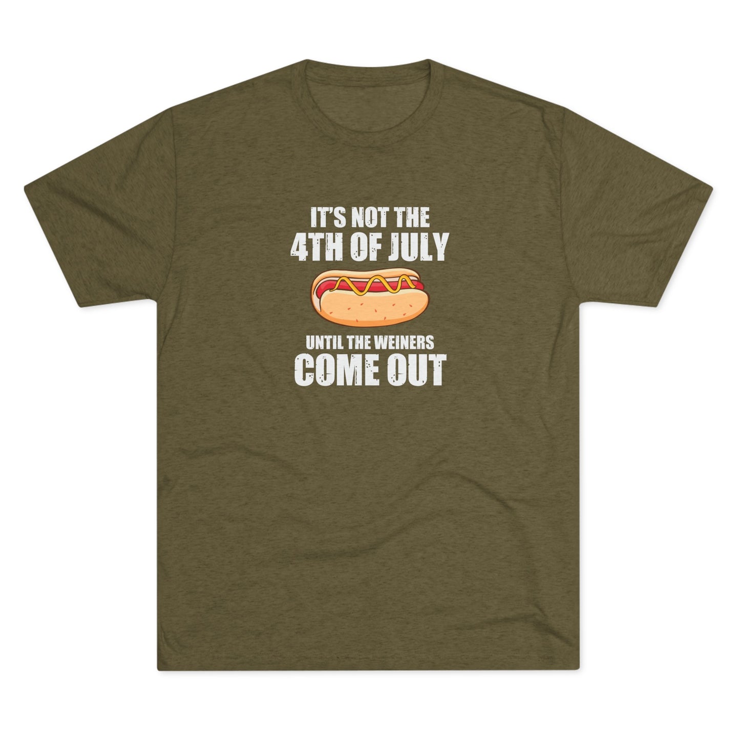 Riff Raff Wear 4th Of July Unisex Tri-Blend Crew Tee