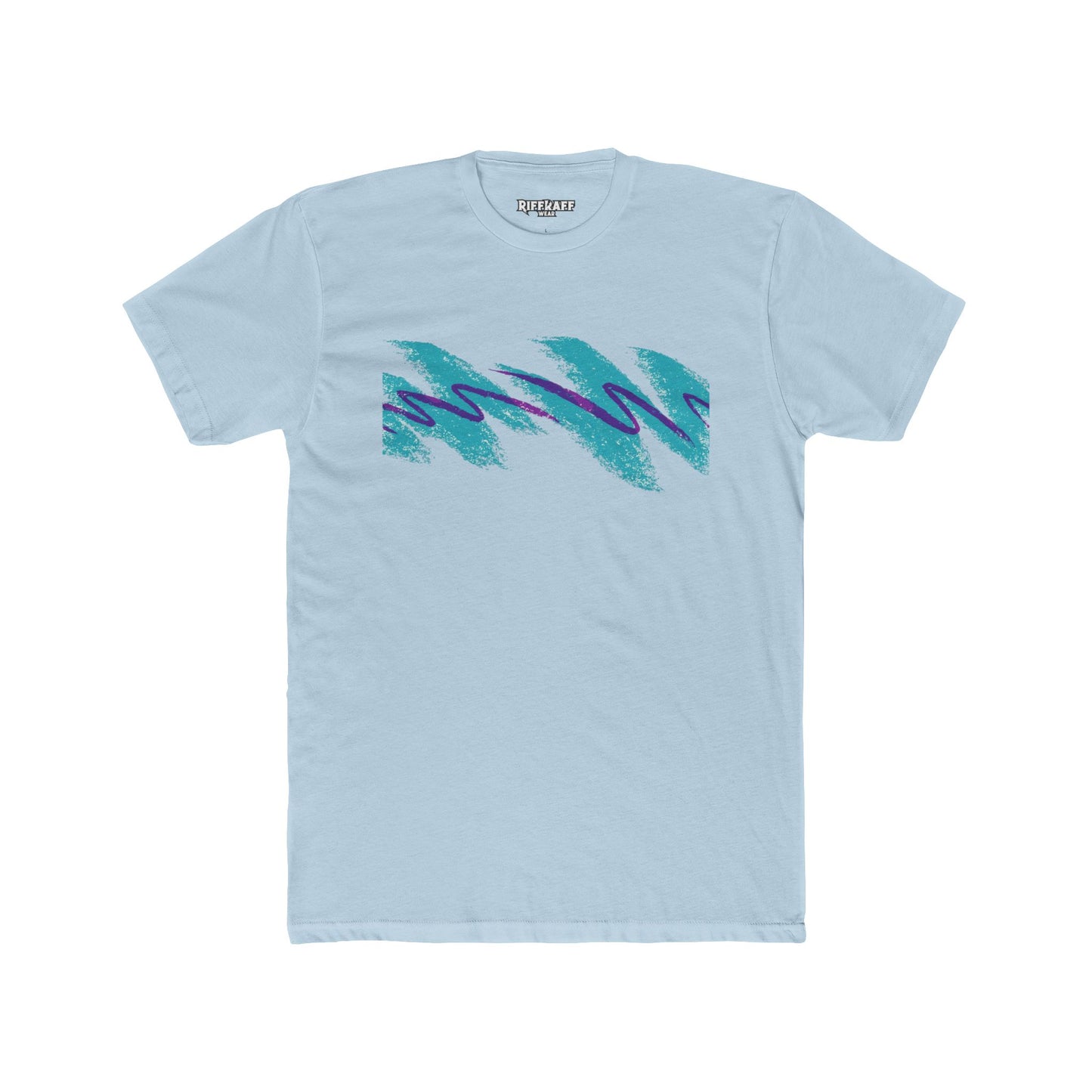 Retro Wave Unisex Cotton Crew Tee - Stylish Casual Shirt for All Occasions - Riff Raff Wear
