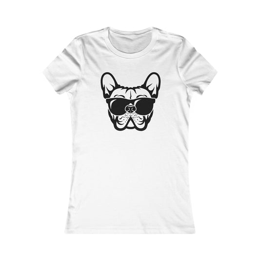 Cool French Bulldog Tee, Women's Graphic T-Shirt, Pet Lover Gift, Dog Mom Apparel, Casual Summer Style, Funny Dog Shirt - Riff Raff Wear