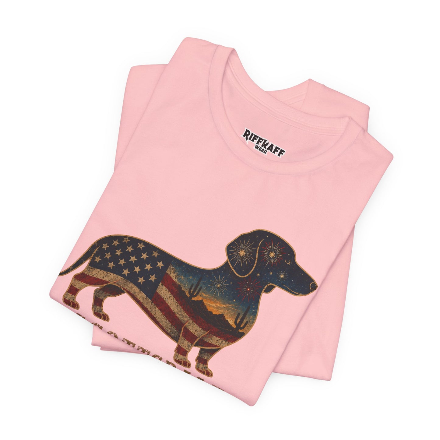 Copy of Freedom Crew Dachshund T-Shirt – Patriotic Dachshund Flag Tee