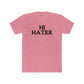 Unisex Cotton Crew Tee - "Hi Hater, Bye Hater" Graphic Shirt - Riff Raff Wear
