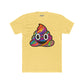 Colorful Cartoon Poop Unisex Cotton Crew Tee - Riff Raff Wear