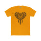 Trendy Elephant Design Unisex Cotton Crew Tee, Eco-Friendly Graphic Tee,  -Riff Raff Wear