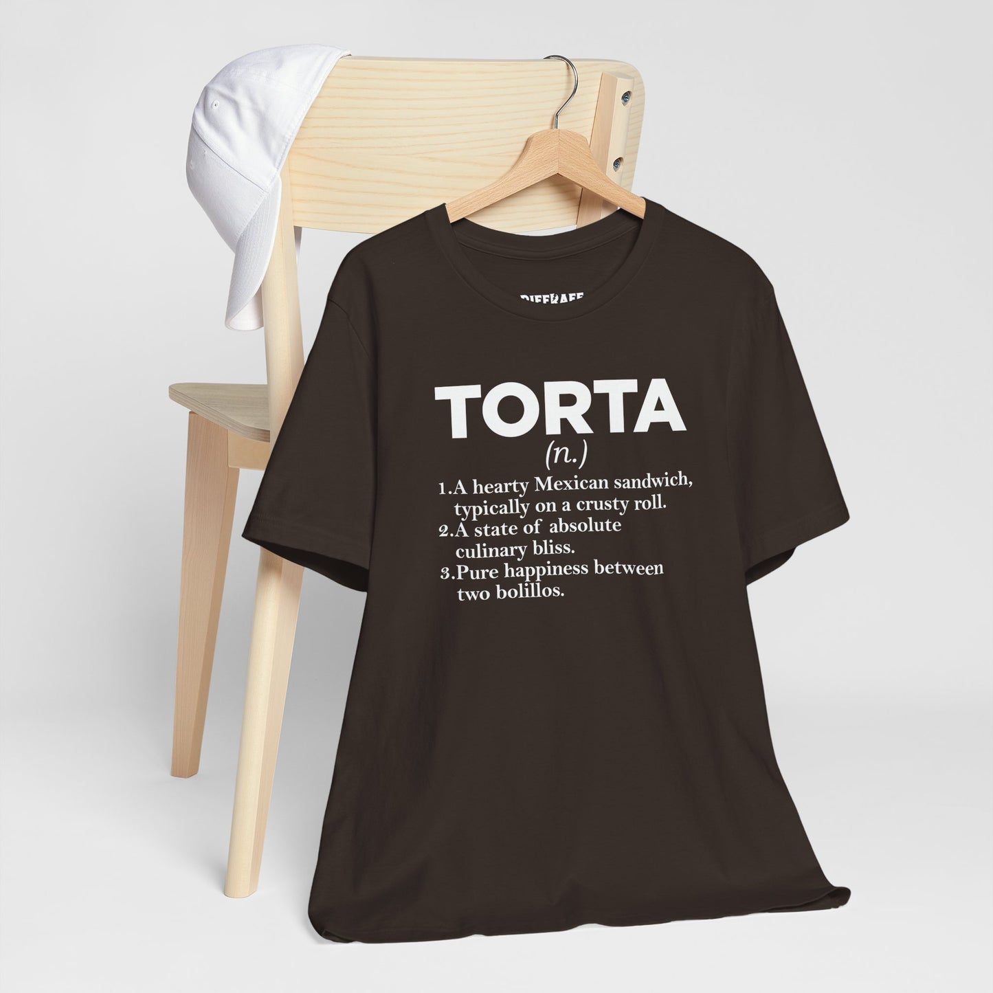 Tee - "TORTA" Definition Shirt (Mexican Sandwich Lover Tee) - Riff Raff Wear