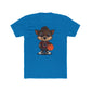 Cute Cartoon Basketball Tee, Unisex Crew Shirt, Fun Graphic T-Shirt, Sporty Casual Wear, Basketball Fan Gift, Everyday Comfort Tee