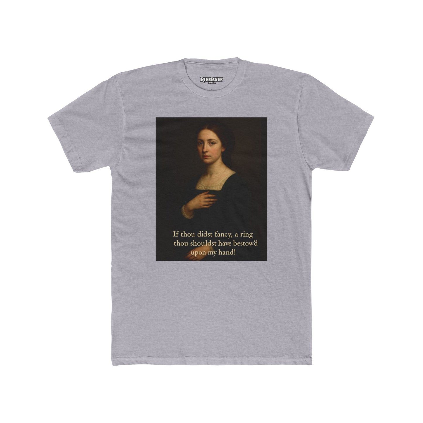 Artistic Unisex Cotton Crew Tee with Quote - Casualwear, Gift for Art Lovers - Riff Raff Wear