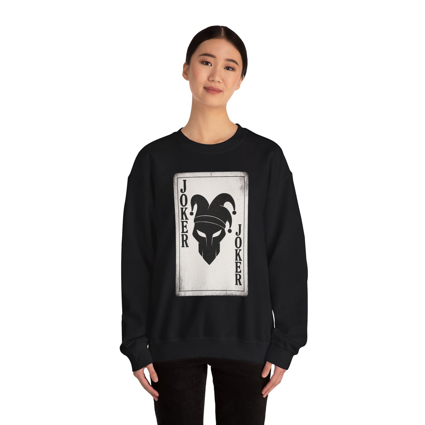 Joker Graphic Sweatshirt - Unisex Heavy Blend Crewneck - Riff Raff Wear