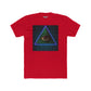 Mystical Eye Unisex Cotton Crew Tee - Retro Cyber Design - Riff Raff Wear