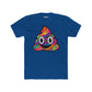 Colorful Cartoon Poop Unisex Cotton Crew Tee - Riff Raff Wear