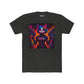 Futuristic Cat Warrior Unisex Cotton Crew Tee - Colorful for Animal Lovers - Riff Raff Wear