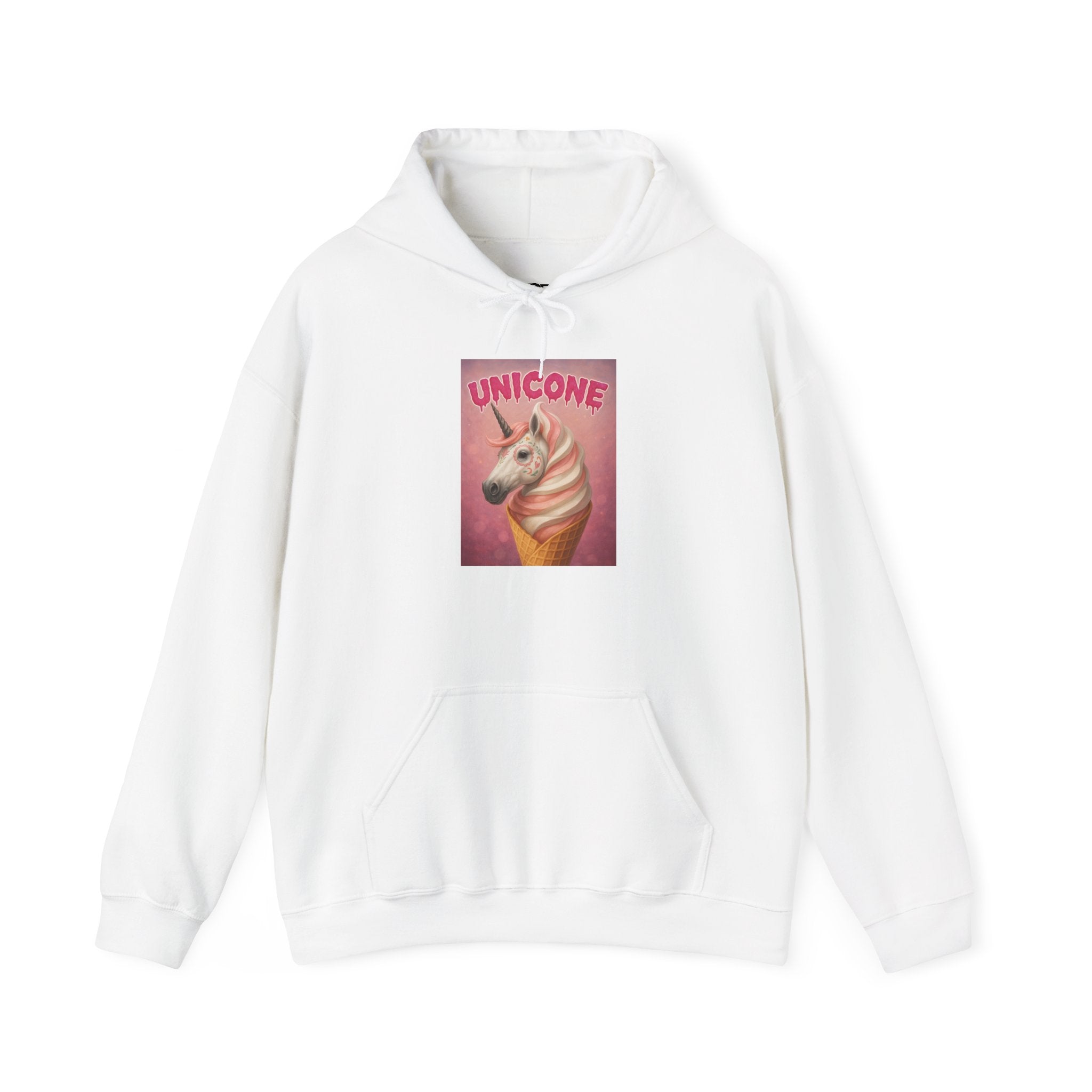 Whimsical Unicorn Heavy Blend Hoodie for Cozy Moments - Riff Raff Wear