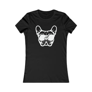 Cool French Bulldog Tee, Women's Graphic T-Shirt, Pet Lover Gift, Dog Mom Apparel, Casual Summer Style, Funny Dog Shirt - Riff Raff Wear