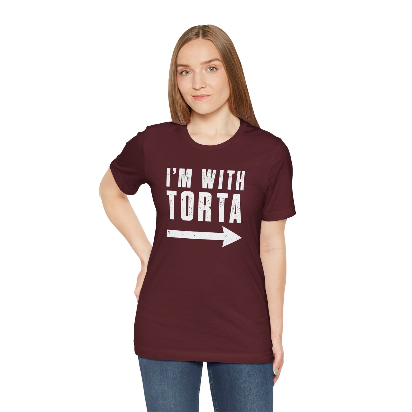 I’m With Torta Arrow Tee - Funny Family/Partner Mexican Food Shirt - Riff Rsff Wear