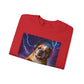 Pizza Party Bulldog Crewneck Sweatshirt - Fun & Cozy Unisex Gift - Riff Raff Wear