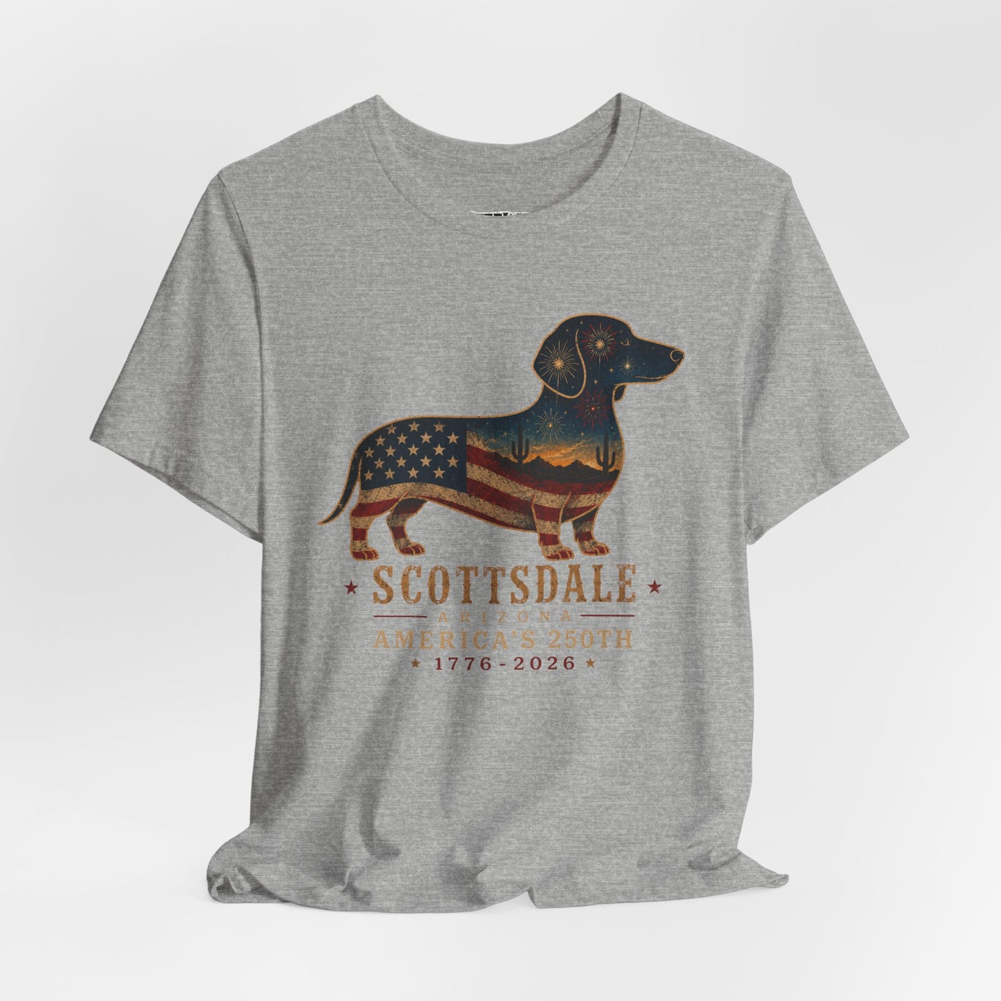 Copy of Freedom Crew Dachshund T-Shirt – Patriotic Dachshund Flag Tee