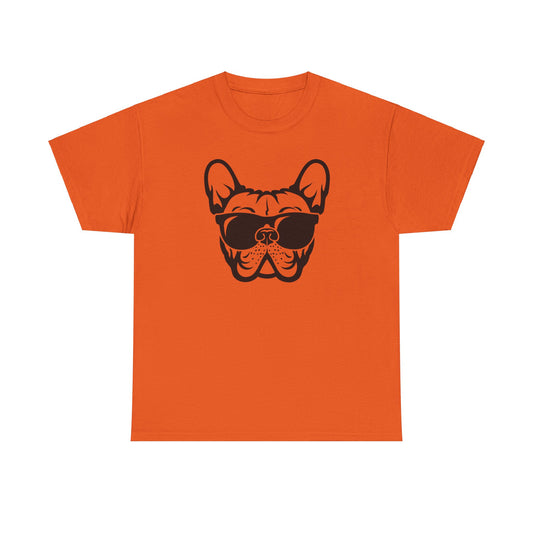 Riff Raff Wear Mr Cool Frenchie Unisex Heavy Cotton Tee