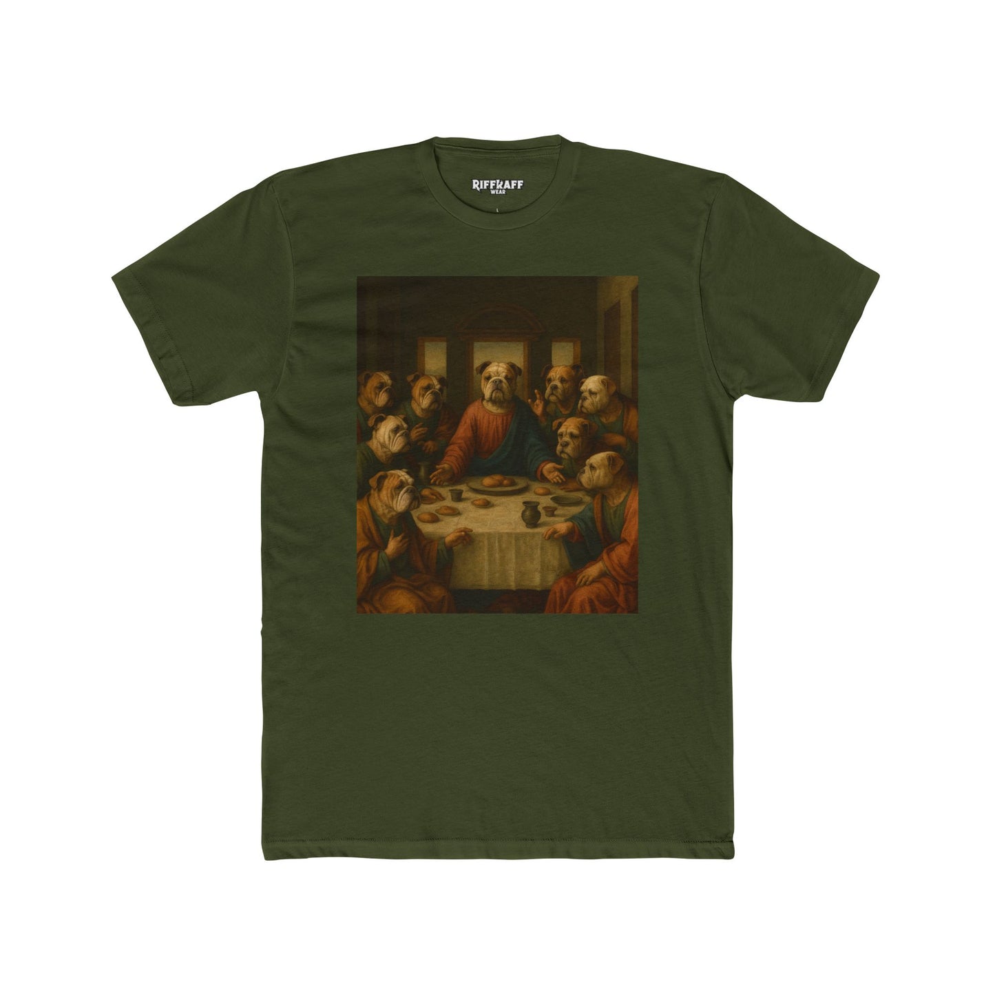 The Last Supper Unisex Cotton Crew Tee - Artistic Heritage Shirt - Riff Raff Wear